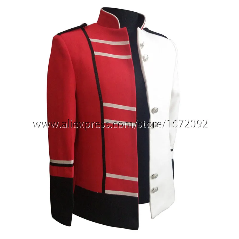2018 Новое поступление уникальный дизайн мужская куртка Manteau Homme красная и белая