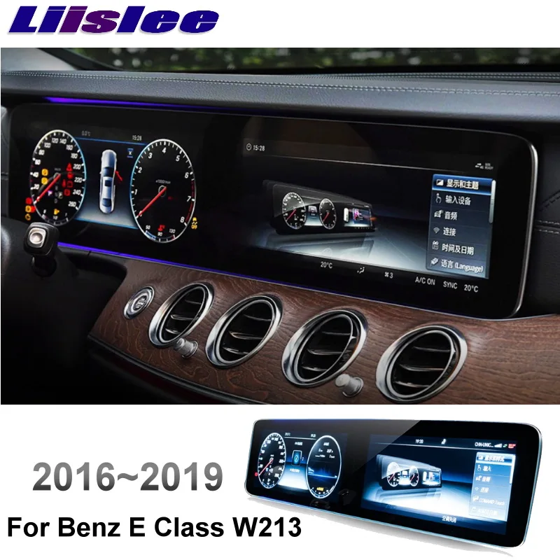 Benz-E Liislee Автомобильный мультимедийный плеер для Mercedes Benz MB E Class W213 E200 E300~ не Android автомобильный Радио gps автомобильный стиль - Цвет: Benz-E