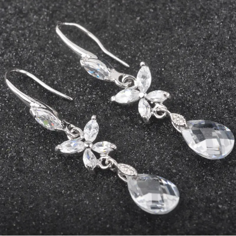 Идеальный белый кубический циркон полудрагоценный камень для женщин