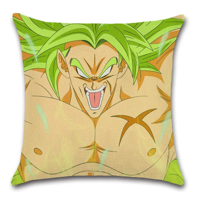 Dragon ball Сон Гоку мультяшная Подушка вечерние декоративный стул магазин сиденье домашнее украшение для дивана дети друг подарок наволочка - Цвет: 2