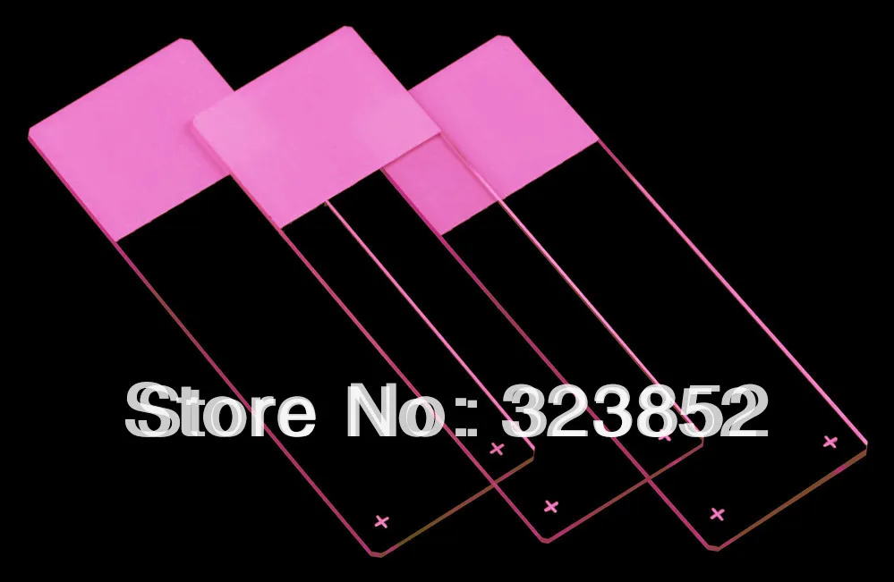 Adhesion Microscope Slide PositiveCharged Beveled edges 45 Degree Clipped Corners75x25mm 50pcs | Канцтовары для офиса и дома