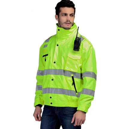 SFvest safety thermal jacket with fleece waterproof /Anti-oil/Anti-fouling Teflon winter free shipping | Безопасность и защита