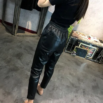 Tao Ting Li Na новые модные штаны из натуральной овечьей кожи Y33 | Женская одежда