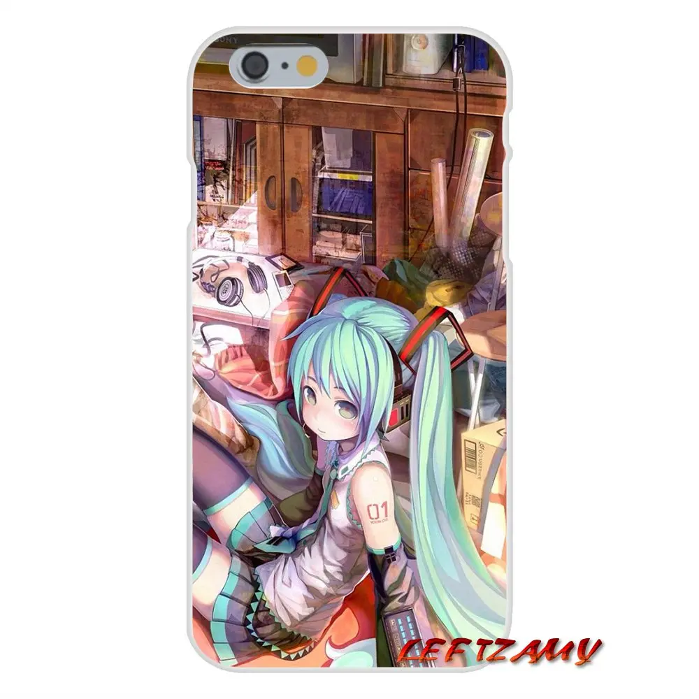 Силиконовый чехол для Sony Xperia Z Z1 Z2 Z3 Z4 Z5 compact M2 M4 M5 E3 T3 XA Aqua Anime Hatsune Miku beauty Girl Train