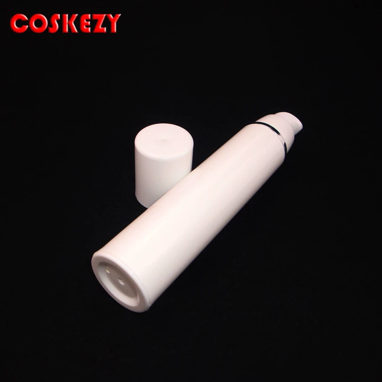 Пустая круглая бутылка для лосьона 50 мл безвоздушный насос ухода за кожей