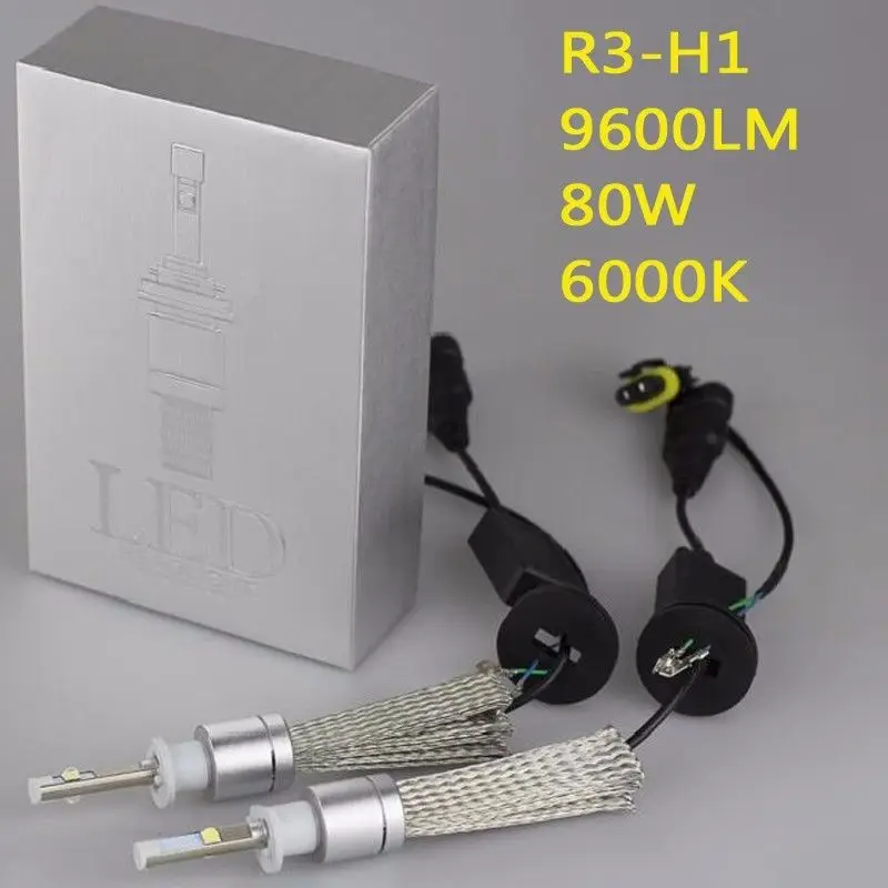 R3 Автомобильный светодиодный светильник Voiture для CREE XHP50 Chips 6000K Lampadas H1 H4 H7 H11 9005