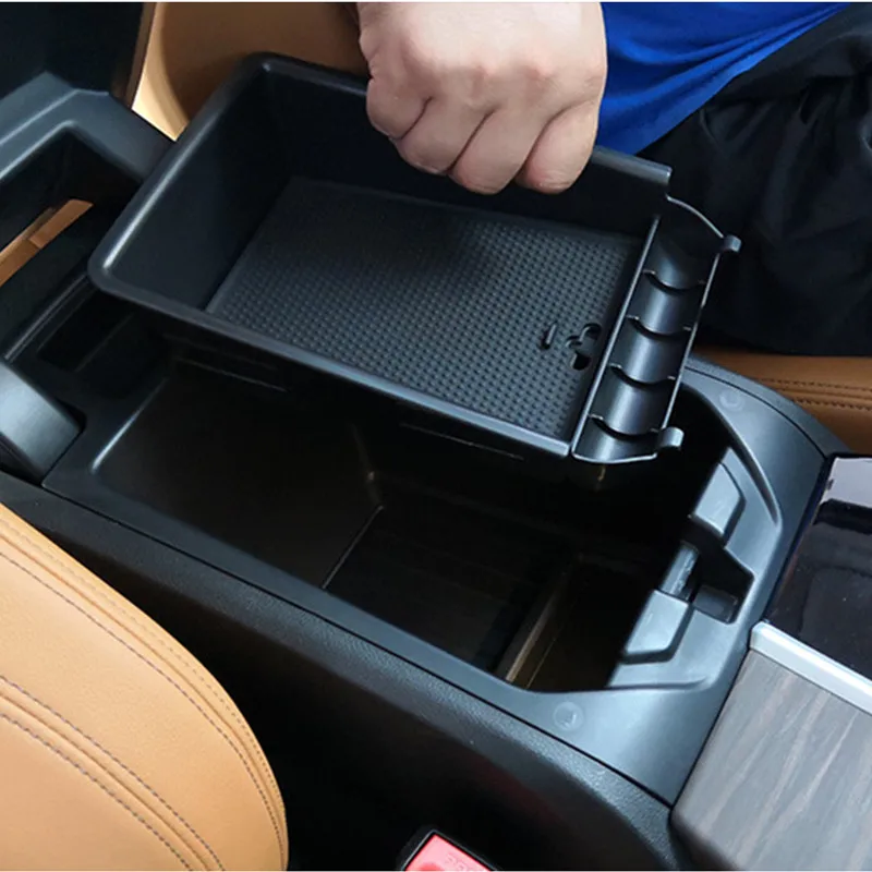 Черный ящик для хранения с центральным подлокотником отделка BMW X3 G01 G08 2018