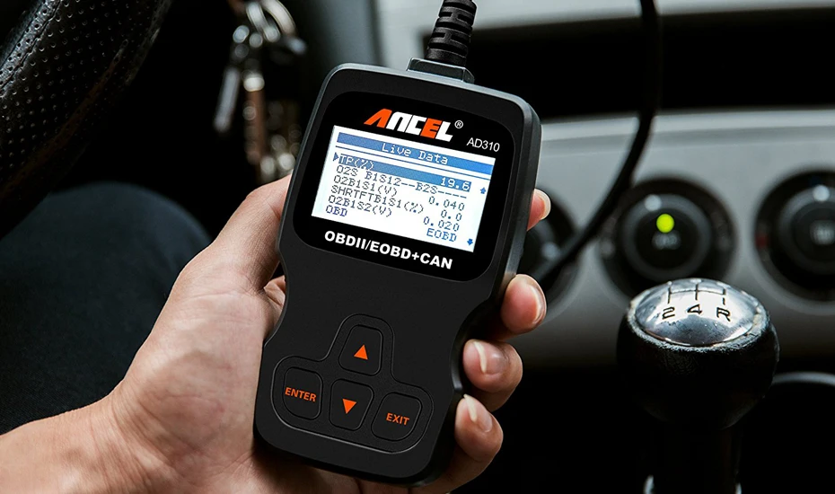 Ансель AD310 OBD2 автомобильной сканер OBD автомобиля инструмент диагностики в русский код читателя ODB2 сканер OBDII OBD 2 ODB PK ELM327 v1.5