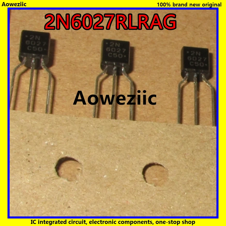 5Pcs/Lot 2N6027RLRAG 2N6027G 2N6027 6027 TO-92 Programmable transistor New Original Product | Обустройство дома