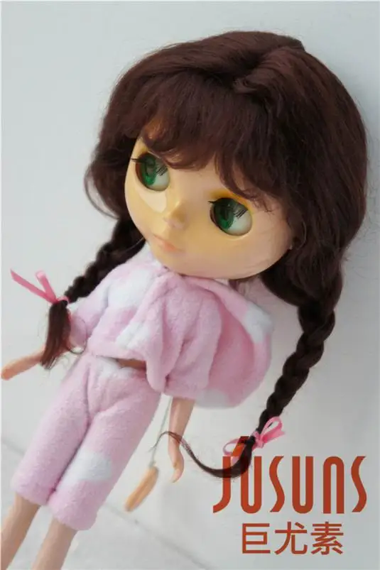 JD2031 Длинные Ангольские мохер милые Анна косы BJD кукольные парики Размер 10-11 дюймов кукольные аксессуары