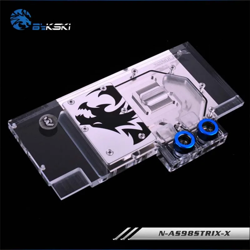 Водный блок Bykski N-AS98STRIX-X GPU для ASUS STRIX GTX980 GTX970 GTX780Ti GTX780 полностью закрывающая