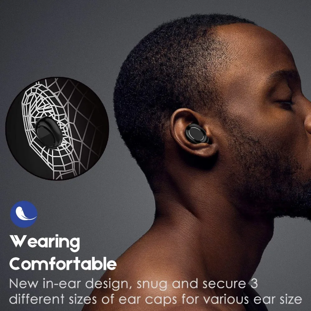 Bluetooth 5 0 наушники TWS Наушники Беспроводные спортивные игровая гарнитура с