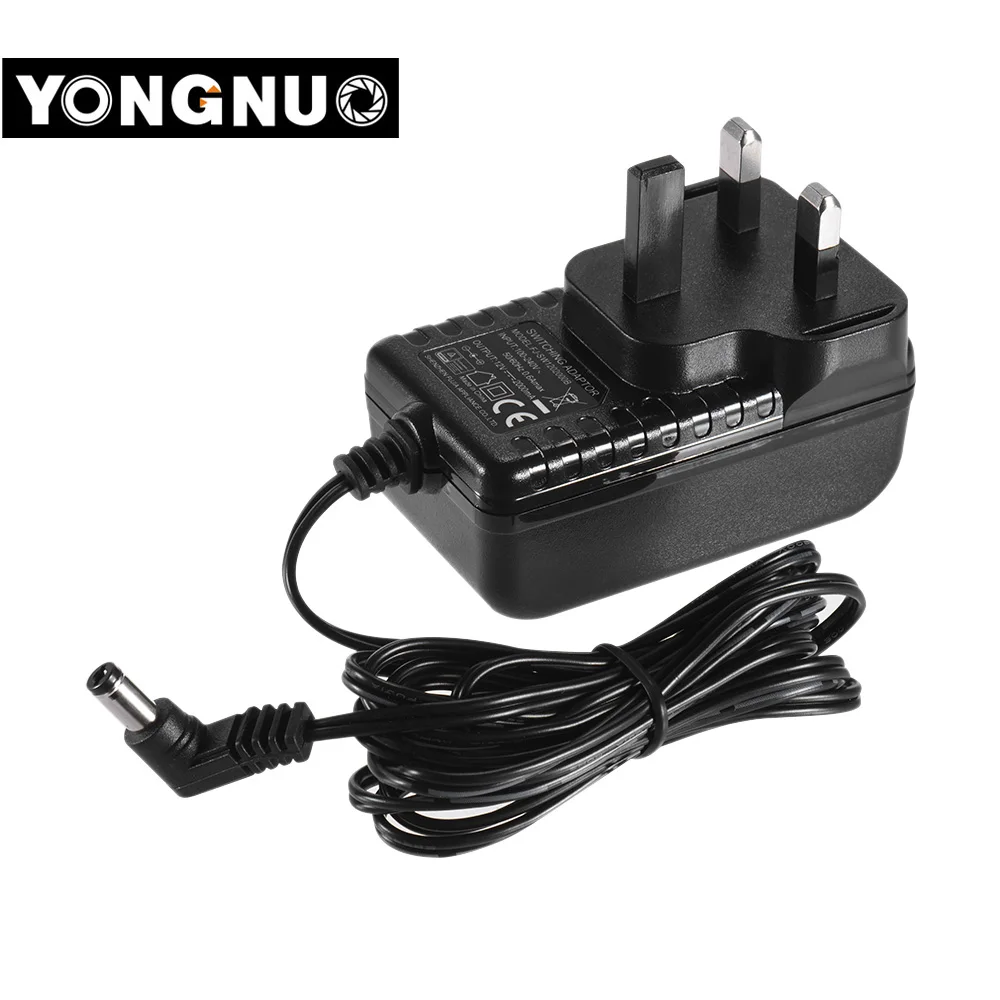 YONGNUO 12 В 2 а стандартный адаптер питания 100 240 для Светодиодный ongnuo YN300III YN216 YN1410 YN300Air