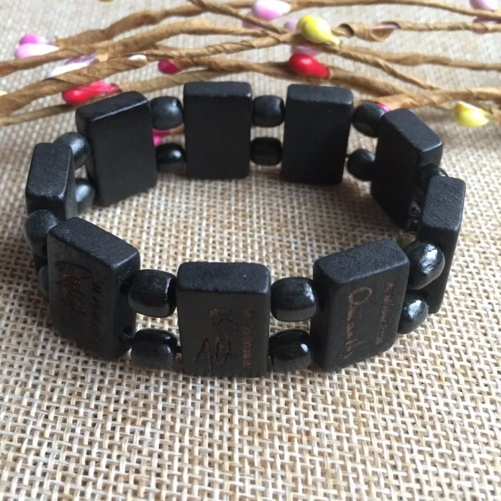 5 шт./упак. браслет из деревянных бусин четки со звездой|bead bracelet|bracelet withwooden bead bracelet