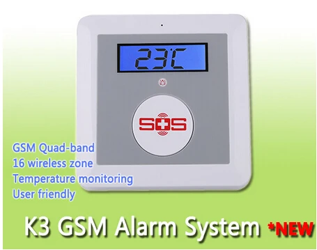 SmartYIBA Touch Keypad Alarm LCD Panel GSM SMS Portable SOS Call Button Emergency Elderly Care Home System Kit | Безопасность и
