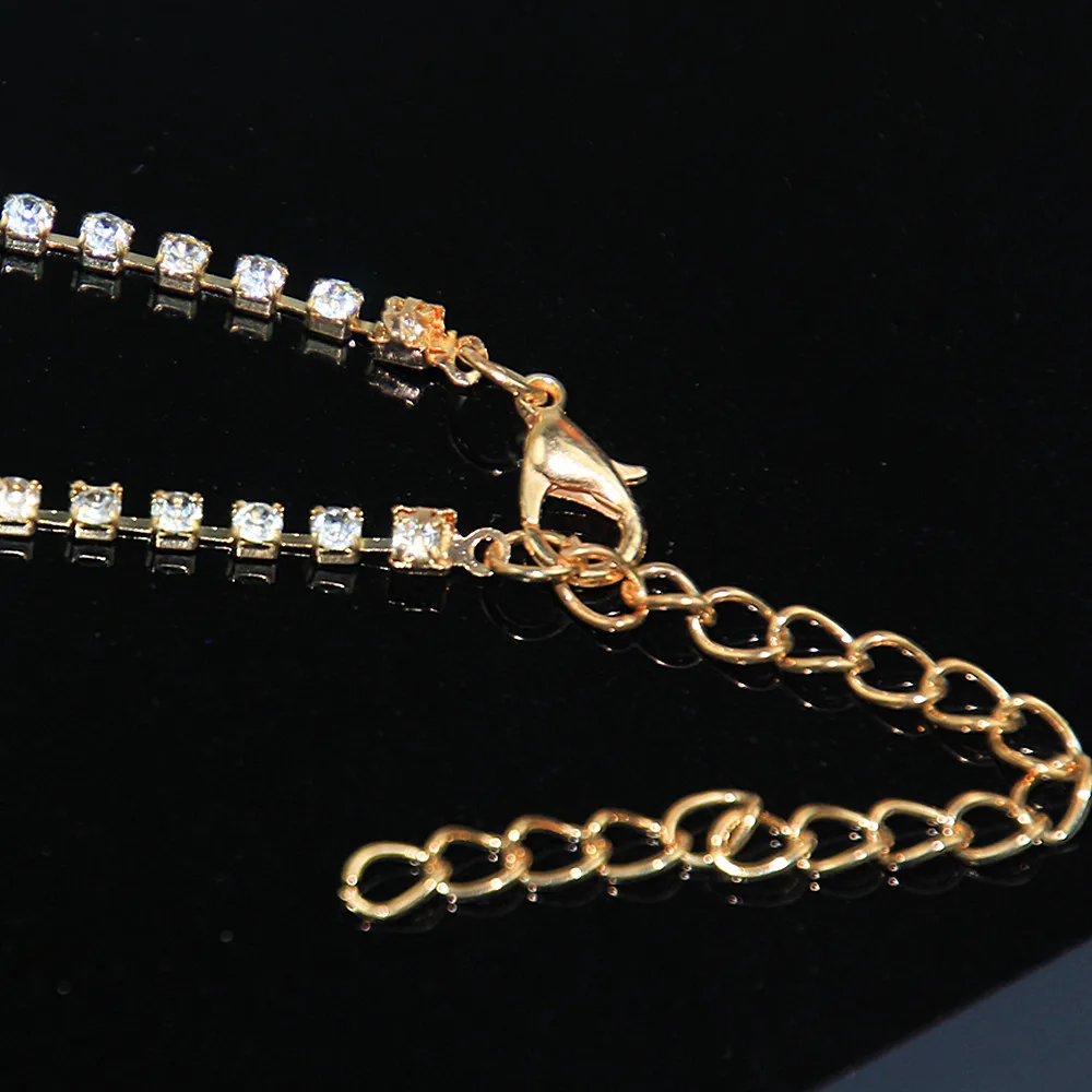 Золотая кристальная Сексуальная Женская цепочка на талию живота ювелирные