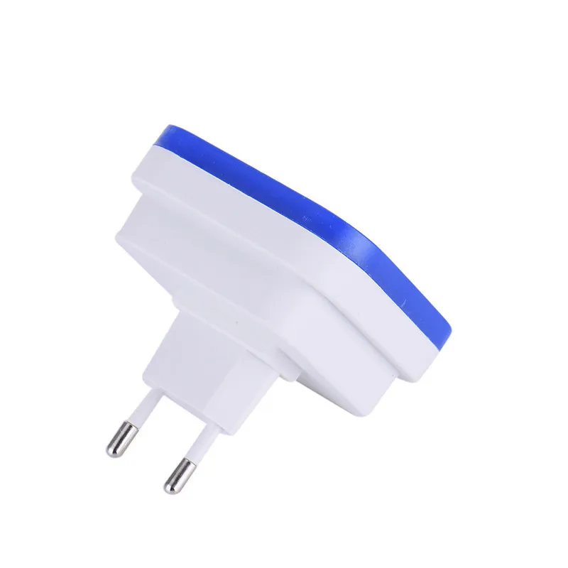 Auto LED Light Induction Sensor Control Bedroom Night Lights light Bed Lamp EU Plug 65*65*45mm 110-220V 0.5W 3 Colors | Лампы и