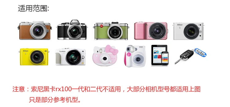 Универсальный нейлоновый/полиуретановый ремешок с кольцом для камеры DSLR