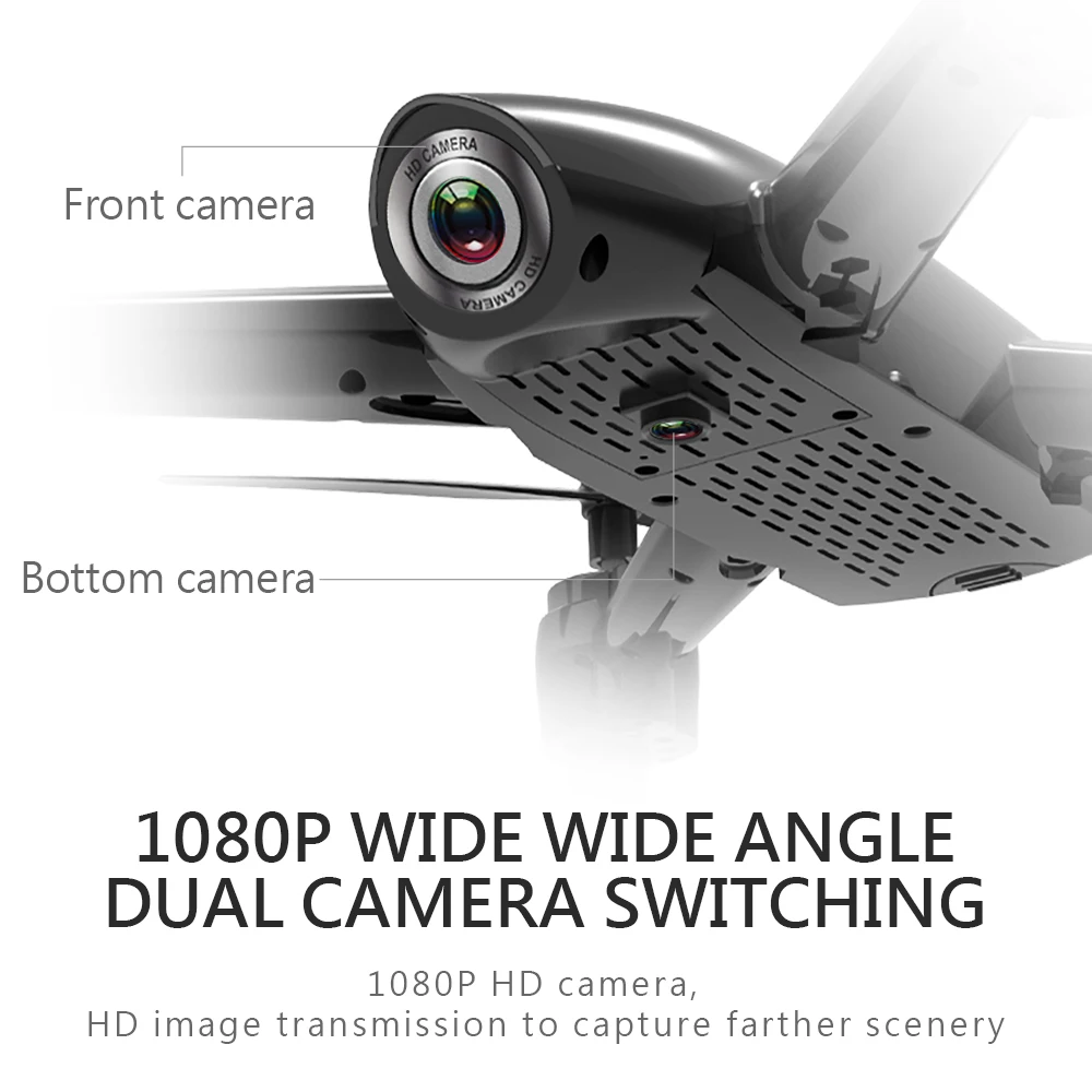 SG106 вертолет с ДУ Дроны Камера HD 1080 P Квадрокоптер WiFi fpv двойной Широкий формат