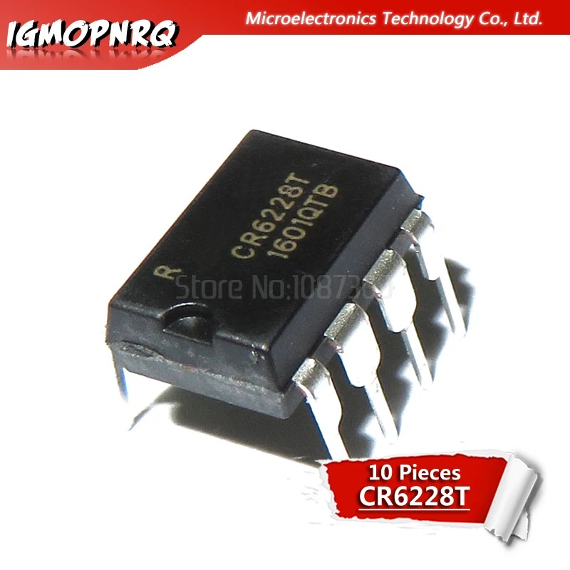 10 шт. CR6228T DIP8 CR6228 DIP | Электронные компоненты и принадлежности