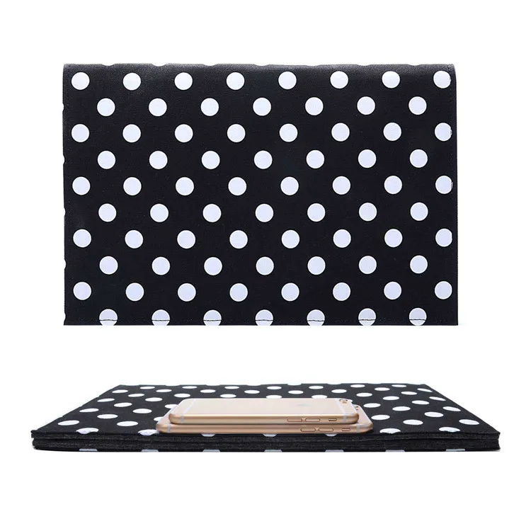 Новый модный фетровый чехол для ноутбука macbook air 11 12 pro retina 13 black dot сумка &quot12&quot