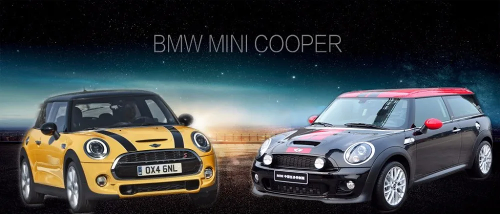 Чехол на руль Mini Cooper, декоративные аксессуары для интерьера, наклейки для R55 R56 R57 R58 R59 R60 Clubman Countryman