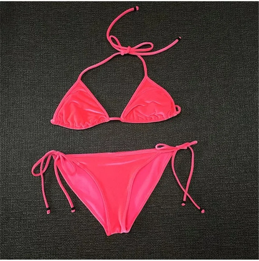 2017 женский купальный костюм монокини боди трикини бархатный комплект бикини