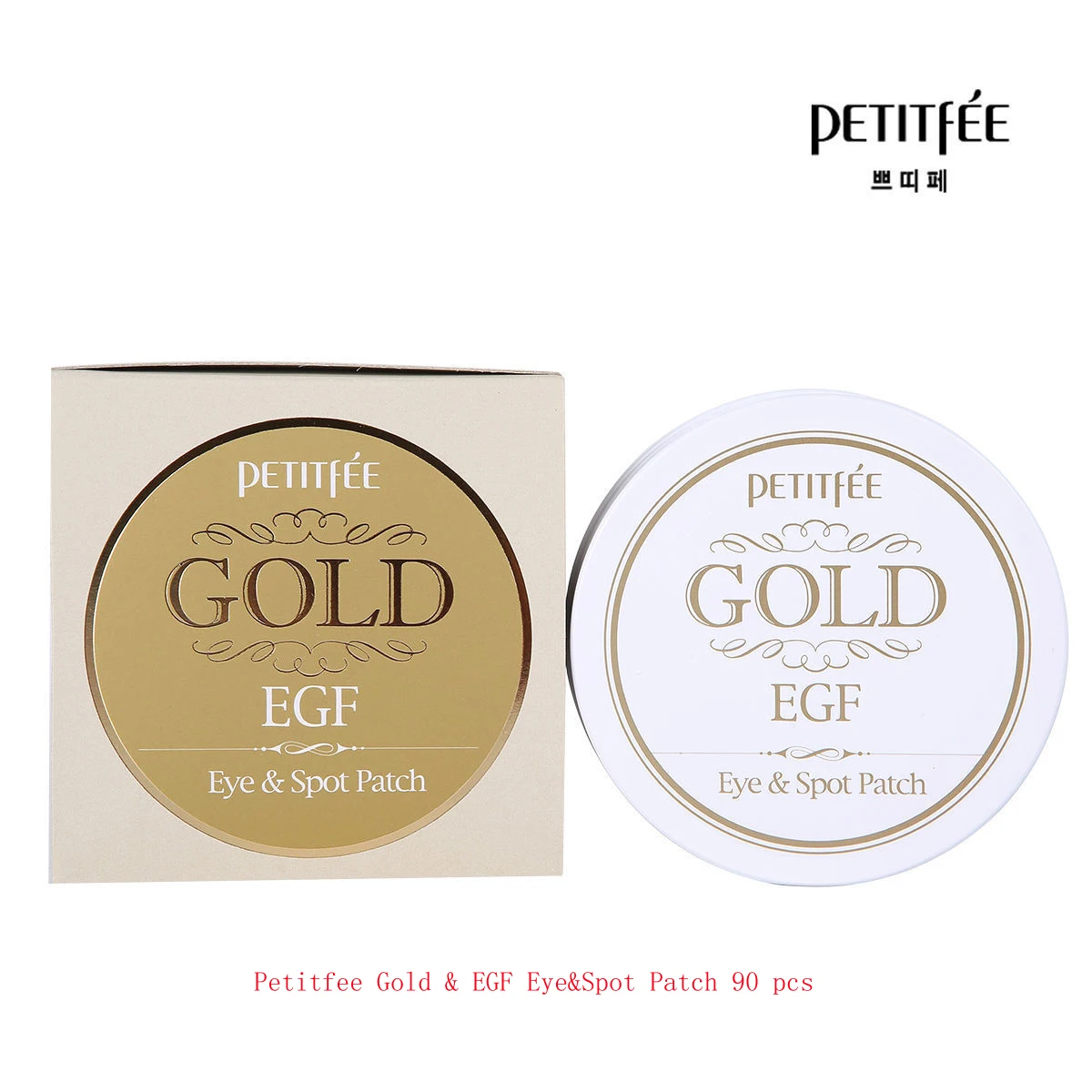 Gold EGF 90pcs Корейская косметика PETITFEE, патчи для глаз, коллагеновая маска для глаз, 8 видов, уход за лицом увлажнение, отбеливание кожи, Уход за глазами, маски для глаз, выберите 1 шт - Цвет: Gold EGF 90pcs