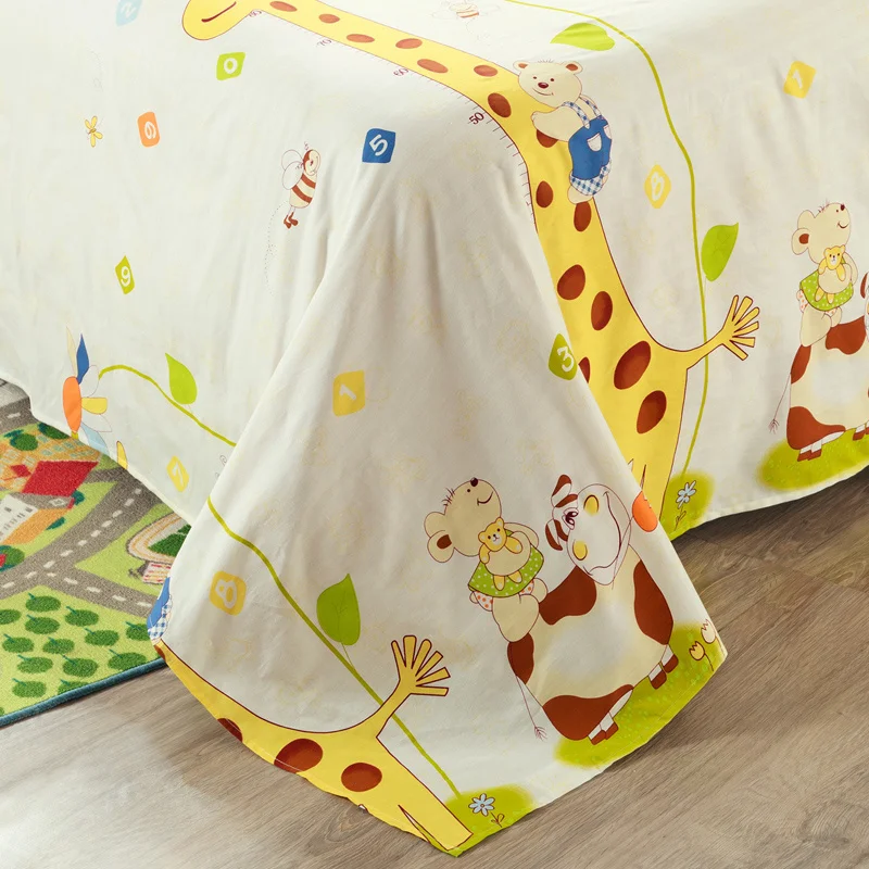 Милый желтый Сика олень мультфильм шаблон домашний текстиль постельные