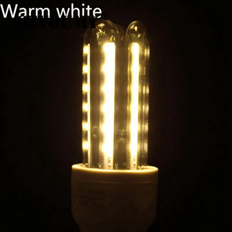 

SZYOUMY U shaped LED Bulb 3W 5W 7W 9W 12W E27 LED Corn Bulb AC85~265V SMD2835 360 degree Energy Saving Corn Lamps Free Shipping