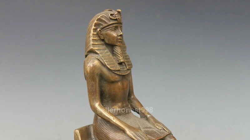 Западный арт деко скульптура египетский фараон бронзовая статуя|Статуи и