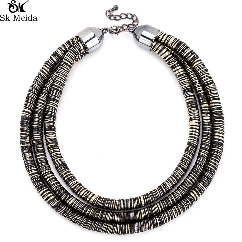 Bohemia Multi Layer Long Style Fashion Sweater Chain Ornaments For Women Retro Ethnic Jewelry Female Necklace ZN-10 | Украшения и