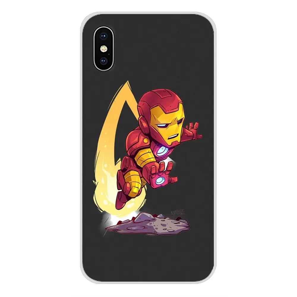 Прозрачный чехол из ТПУ для Xiaomi Redmi Note 6A MI8 Pro S2 A2 Lite Se MIx 1 Max 2 3 Oneplus 6T Marvel The Avengers Hero |