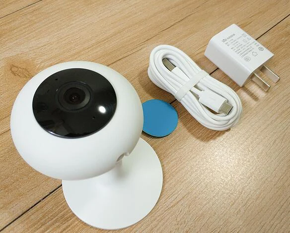 Белый Оригинальная Xiaomi Mijia камера 720 P HD беспроводная Wifi умная камера инфракрасного ночного видения 100,4 градусов широкоугольная домашняя камера Xiaomi - Цветной: Белый