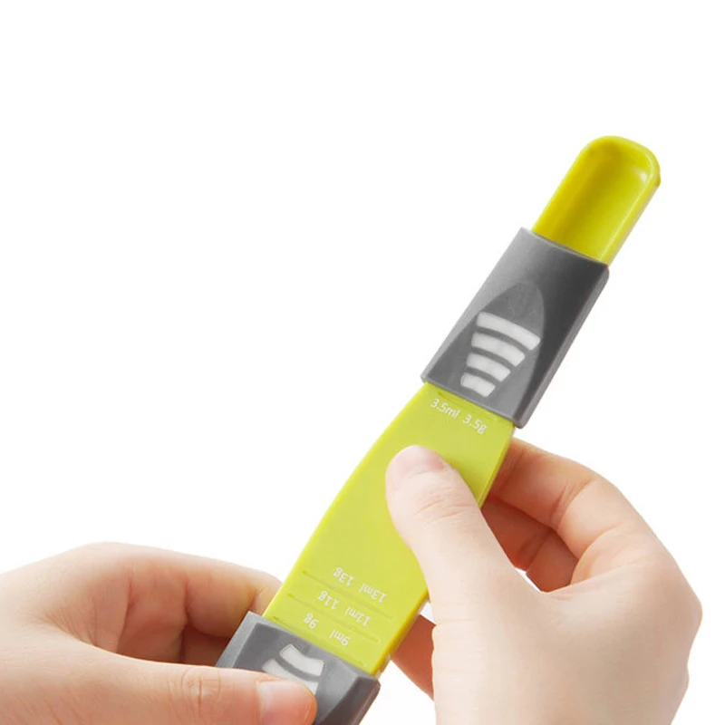 Ложки портативная Регулируемая измерительная ложка простой инструмент для