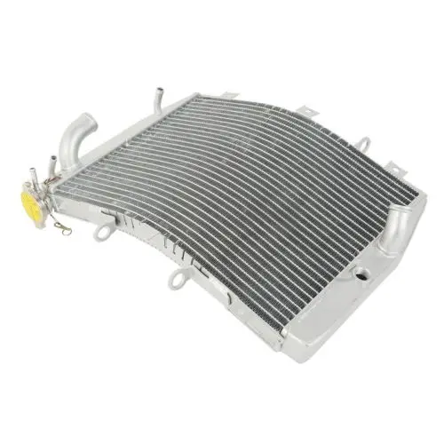 silver Радиатор мотоцикла кулер для Kawasaki NINJA ZX6R ZX-6R ZX600 ZZR600 ZX600J 1998-2002 1999 2000 2001 - Цвет: silver
