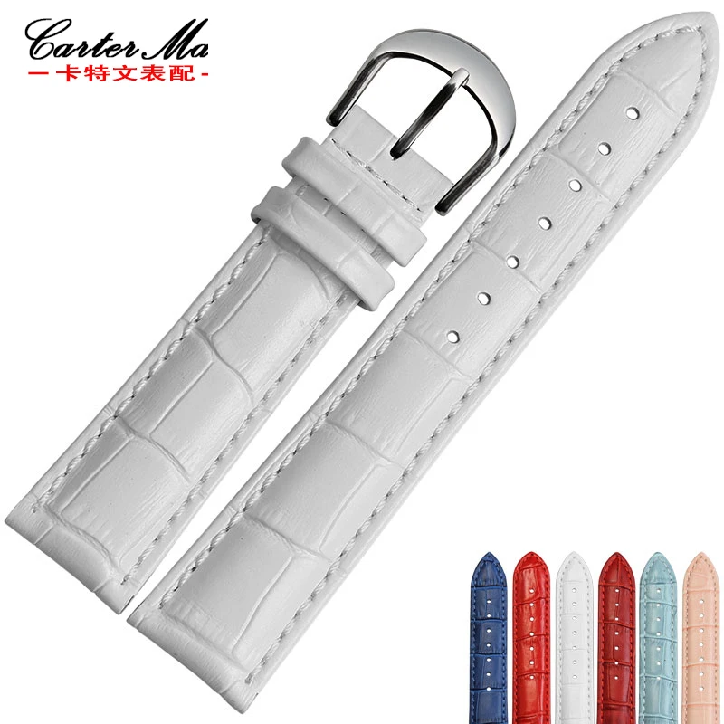 Высококачественный ремешок для часов из натуральной кожи мужчин и женщин 18 мм 20 21