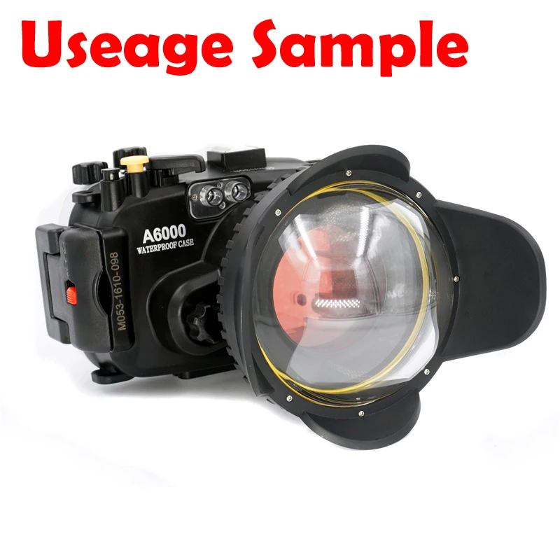 Водонепроницаемый чехол для подводного плавания камеры Canon S100 S110 S120 с красным