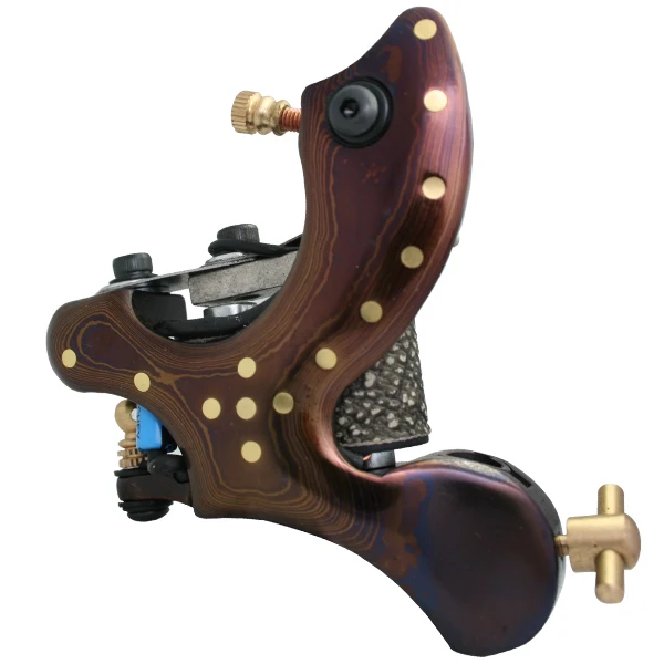 5 шт./лот профессиональная Дамасская тату машина 10 катушек для обмотки железная