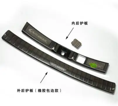 Крышка для заднего бампера из нержавеющей стали крышка двери автомобиля внутри и