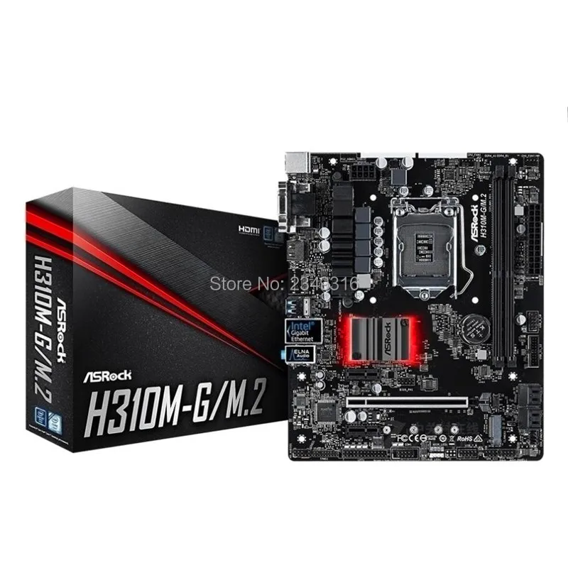 Новинка для ASRock H310M-G/M.2 оригинальная настольная материнская плата 1151 H310 Socket LGA1151