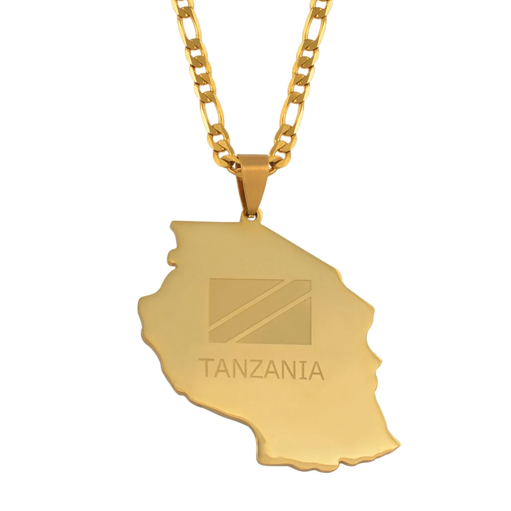 Карта Танзании ювелирные изделия для женщин африканские танзанийские украшения