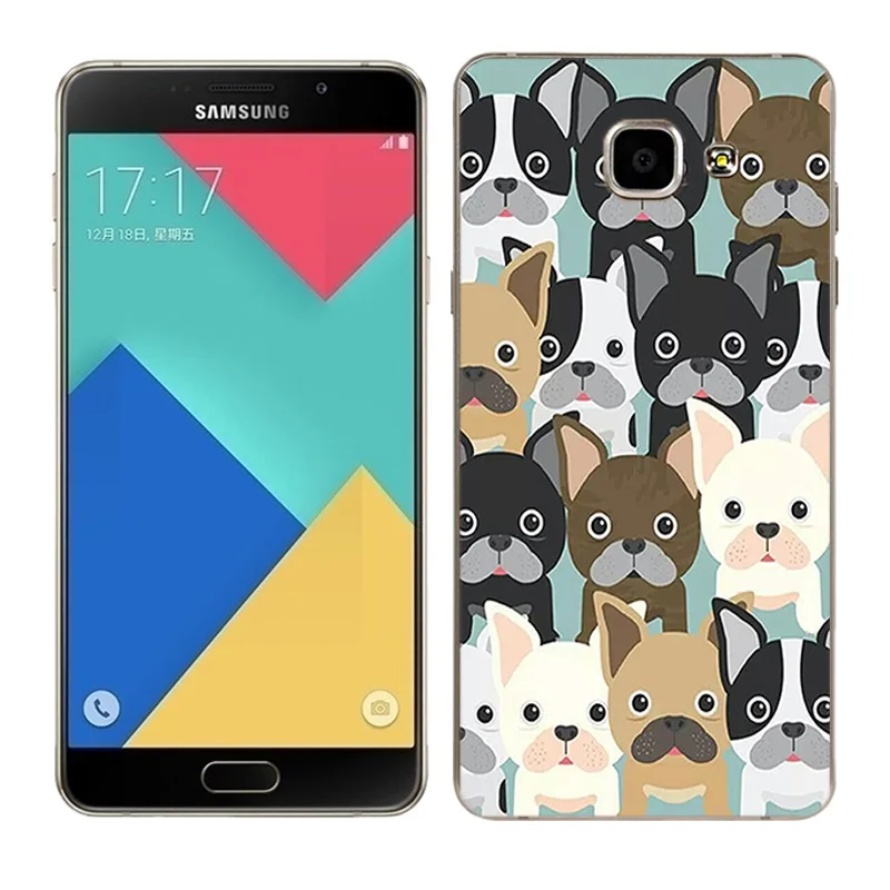 Чехол для Samsung Galaxy A7 (2016) A710 A710F Мягкий Силиконовый ТПУ чехол телефона Модный с
