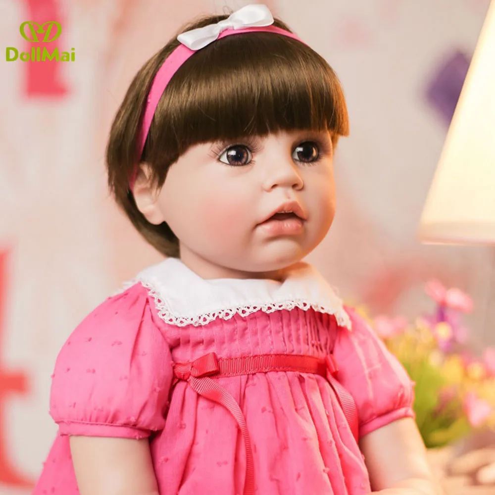 Новое поступление, 24 дюйма, 60 см, мягкие виниловые куклы Reborn Alive Girl, настоящая кукла принцессы, детские игрушки для продажи, подарок на день рождения, Рождество