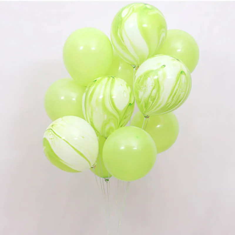 E mix 10pcs 10 шт Красочные вечерние шары из Латекса Розовый Синий Агат воздушный шар мраморной расцветки для свадьбы День рождения Декор детские игрушки Воздушные гелиевые шары - Цвет: E mix 10pcs