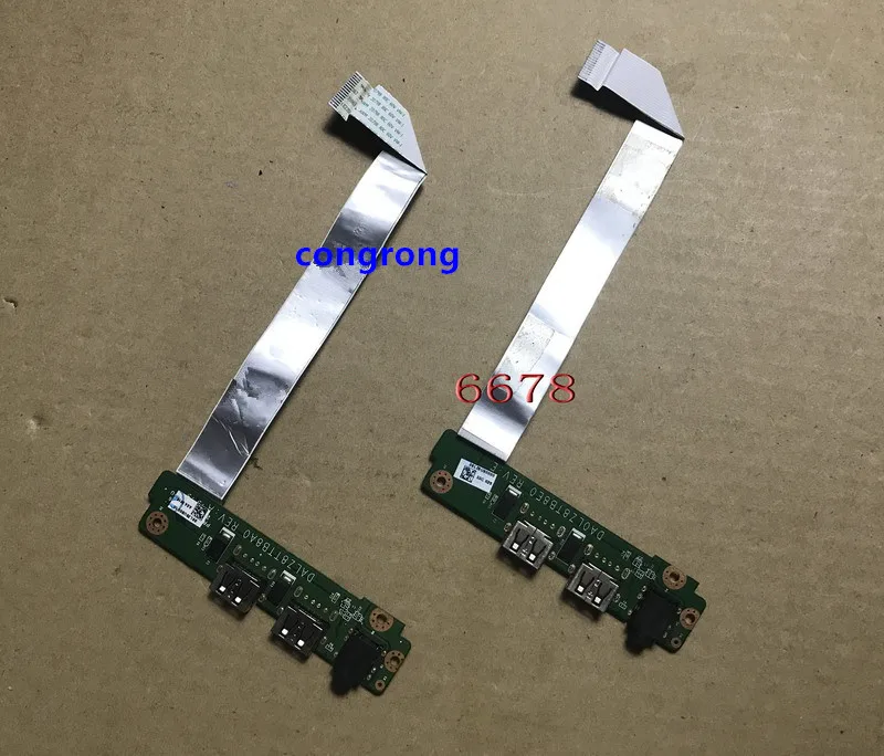 Аудио разъем I/O и плата USB порта для Lenovo IdeaPad U410 DALZ8TTB8A0| |