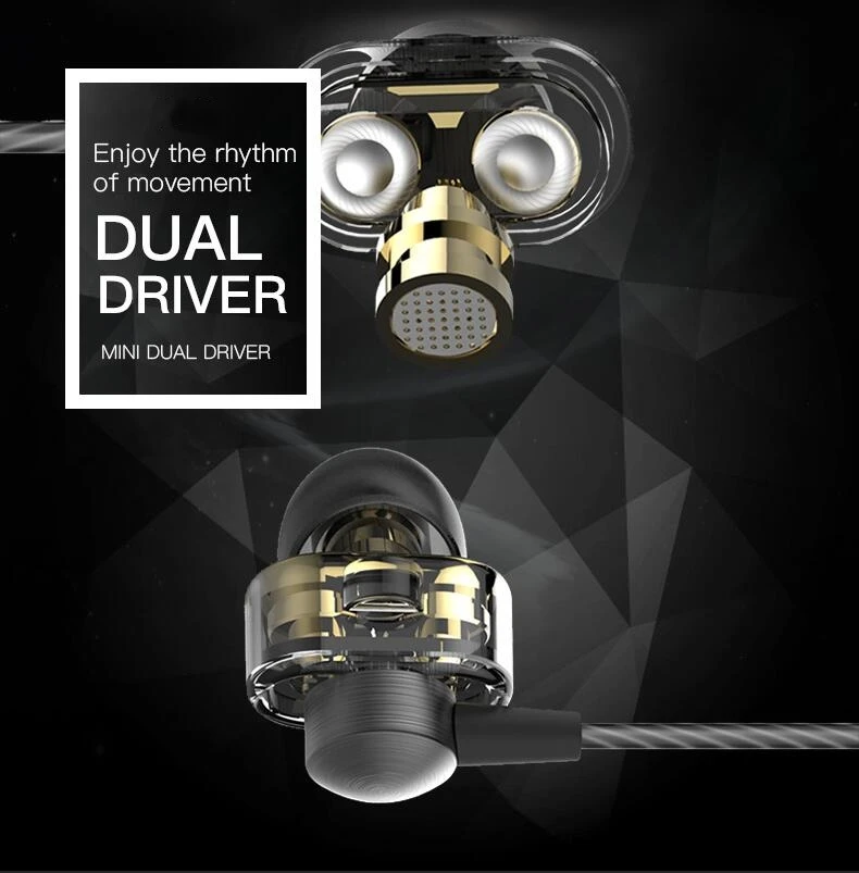 Оригинальный HC029 с глубоким басом наушники двойной блок привода игровой DJ музыки
