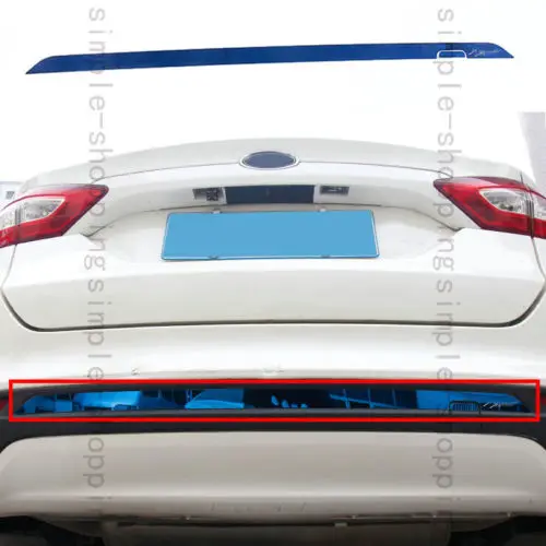Стальной синий задний бампер Dec Накладка подходит для Ford Fusion Mondeo 2013|for ford fusion|rear