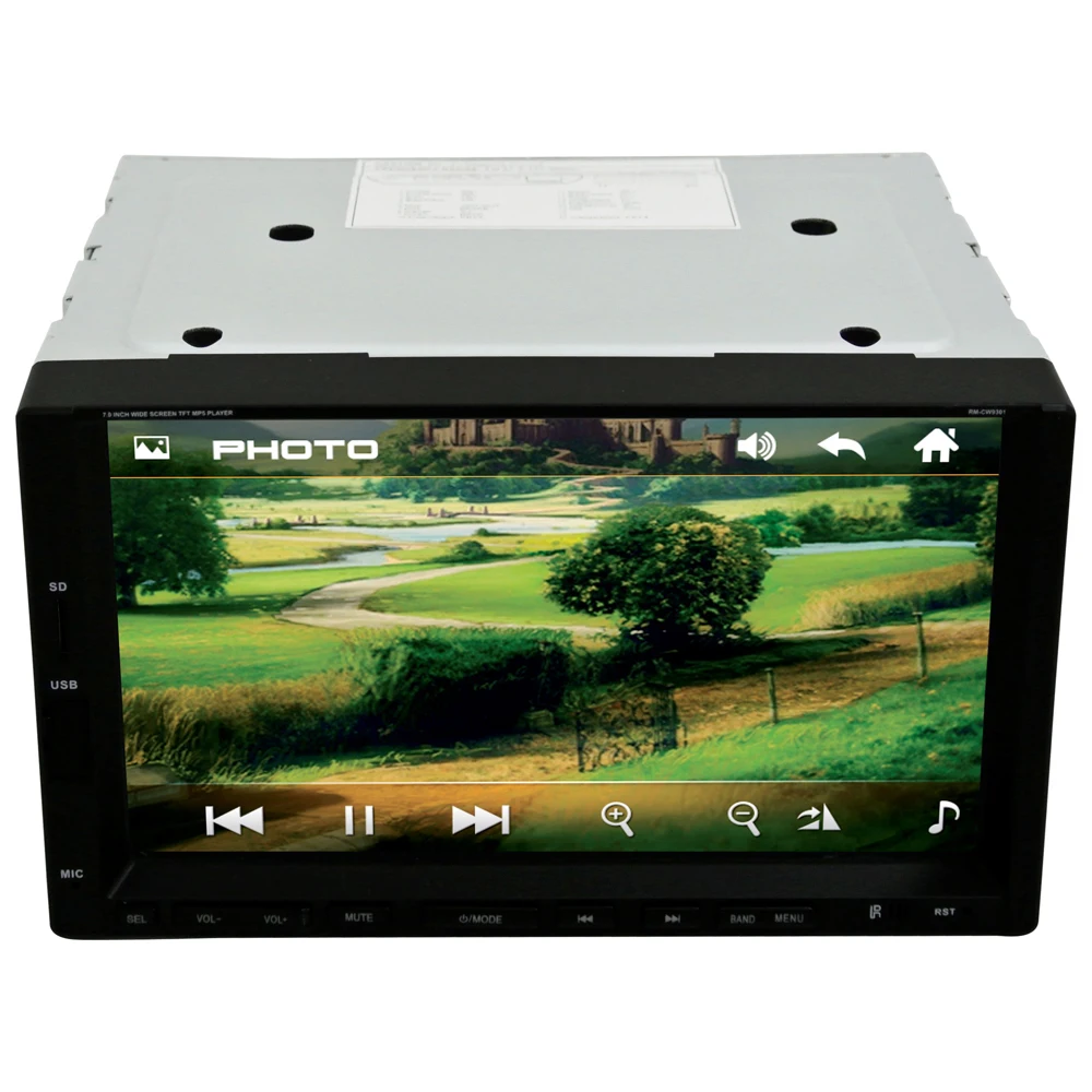 Автомагнитола 2 Din 7 дюймов Bluetooth сенсорный экран аудио стерео Mp3 Mp5 плеер Usb
