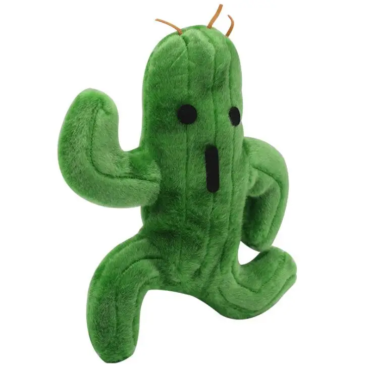 Новые 25 см милые кактус Final Fantasy Green Cactuar плюшевые мягкие куклы с животными игрушки